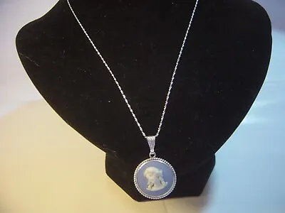£50 • Buy Vintage Solid Silver Amazing Collectable Blue Wedgwood Pendent & 20  Chain Super