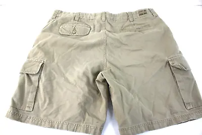 Arrow Authentic Men's 38W X 8L Tan Cargo Jean Shorts   #C964 • $7.95