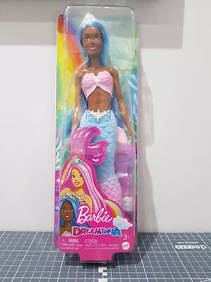 Barbie Dreamtopia Mermaid Blue Hair & Tiara-BRAND NEW & SEALED • £10