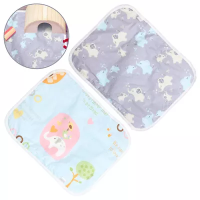  2 Pcs Pet Urinal Pad Waterproof Pee Pads Training Mat Washable • £10.79