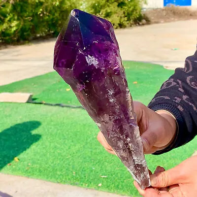 2.63LB Natural Amethyst Quartz Crystal Single-End Terminated Wand Point Healing • $357.30