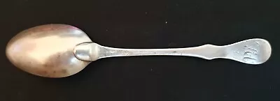 Scottish Fiddle Pattern Silver Teaspoon William Taylor Edinburgh Circa 1765 • £29.99