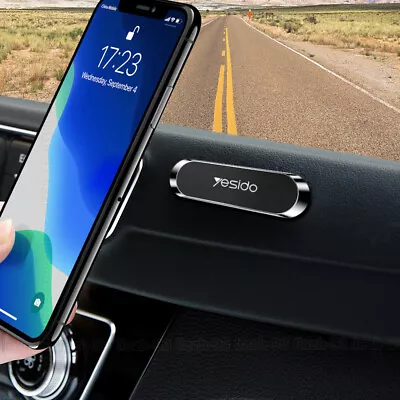 Mini Strip Shape Magnetic Car Phone Holder Stand For IPhone Samsung Magnet Mount • $5.54