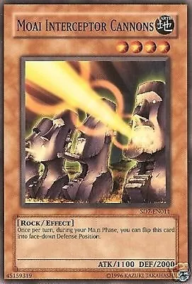 Yu-gi-oh Card: Moai Interceptor Cannons - Sd7-en011 • £0.99