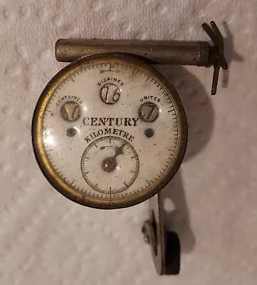 Antique Bicycle Cyclometer 1890s From Vintage 1950s Bike Shop • $26