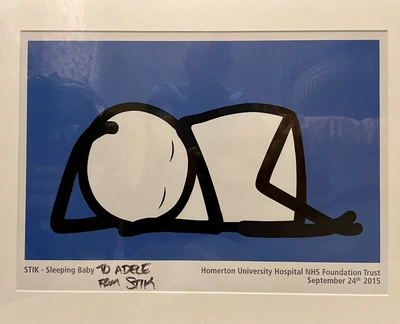 £2500 • Buy Stik - Sleeping Baby Homerton Hospital Staff Edition Signed Very Rare