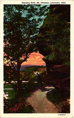 White Border Postcard Hanging Rock Mt. Pleasant Lancaster Ohio • $5.95