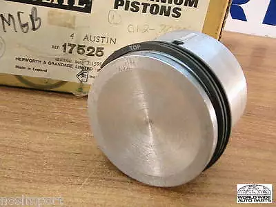 MGB Piston AE Older 17525  Standard Size  4-ring 2.4  8.7:1 1966-1970   EACH • $48