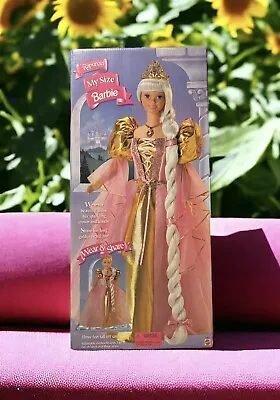 NEW Unopened Box 1997 MY SIZE RAPUNZEL BARBIE! 3 FT TALL! • $134.99
