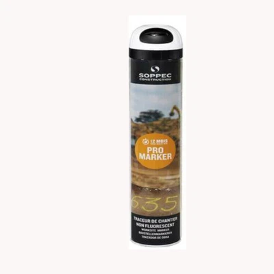 £14.30 • Buy 2x Soppec White Temporary Promarker Line Marking Construction Spray Paint 750ml