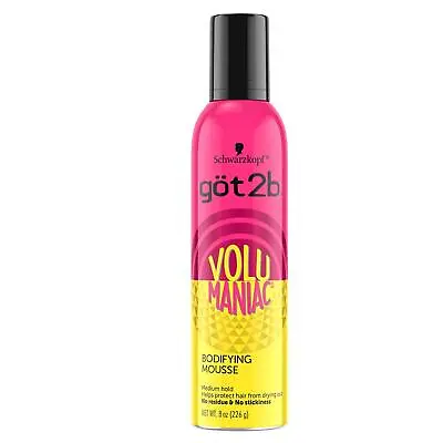 Gt2b Volumaniac Bodifying Volumizing Spray Hair Styling Mousse 8 Oz • $21.95