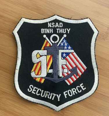 NSAD VNAF Security Force SF Patch BINH THUY Vietnam War US Anchor Police Militar • $8.99