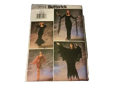 NEW Butterick Sexy Gothic Vampire Dracula Witch Elvira Costume Pattern -18-22 • $6