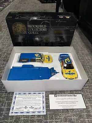 $69.99 • Buy 1999 Dale Earnhardt Brookfield Wrangler Car, 1:24 Suburban And Open Trailer