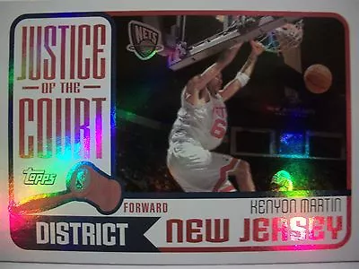 2003-04 Topps Basketball Justice Of The Court Kenyon Martin # Jc 15 !!! Box # 33 • $3.59