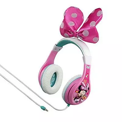 EKids Minnie Mouse Kids Headphones Adjustable Headband Stereo Sound 3.5Mm • $26.89