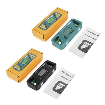 Digital Inclinometer Angle Finder Gauge Spirit Level Magnet Base LCD Display • £12.62