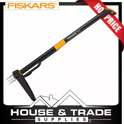 Fiskars Weed Puller Ergonomically Designed Handle Xact 1020126 • $99