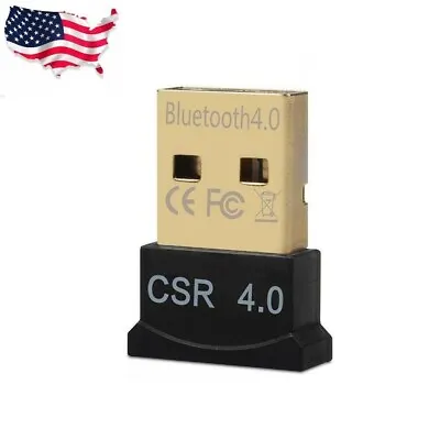 Bluetooth 4.0 USB 2.0 CSR 4.0 Dongle Adapter For PC LAPTOP WIN XP VISTA 7 8 10 • $4.49
