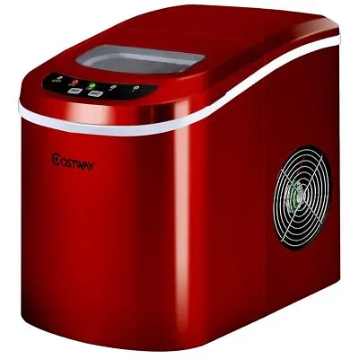 Modern & Durable Red Mini Portable Compact Electric Ice Maker Machine- • $206.40