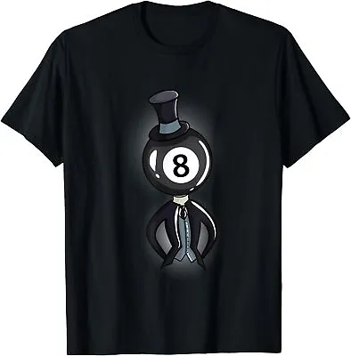 NEW LIMITED Billiard 8 Ball Guy Pool Player Gift Tee T-Shirt S-3XL • $22.55