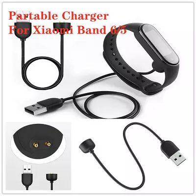 For Xiaomi Mi Band 5/6 Charger USB Cable Smart Bracelet Charge Lead Replacement • £3.47