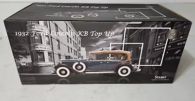 Sun Star 1932 Ford Lincoln KB Top Up 1:18 Die Cast Blue Stauer Limited Edition • $119.90