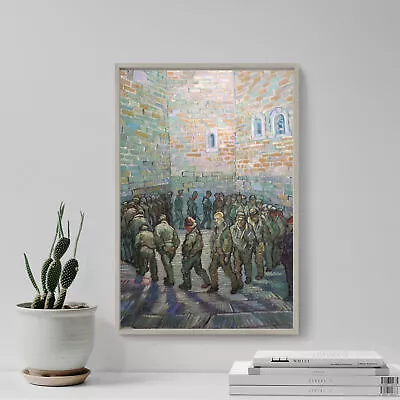 Vincent Van Gogh - Prisoners Exercising (1890) - Painting Poster Print Art Gift • $129.50