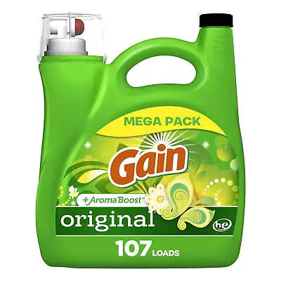 Gain + Aroma Boost Liquid Laundry Detergent Original Scent 107 Loads154 Fl Oz • $15.94