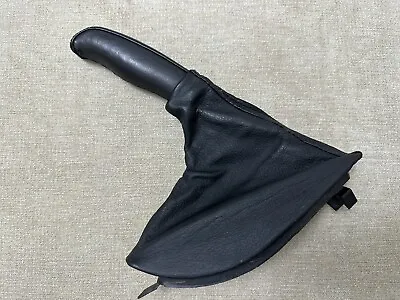 97-03 BMW E39 5 Series Emergency Parking Brake Boot Leather Trim Black OEM • $39.99