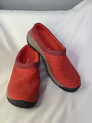 Merrell Q Form Womens Slip-on Shoes Red Air Cushion  GripWaterproof Sz 7.5 GUC • $16.14