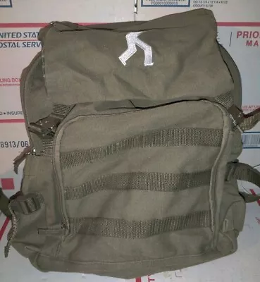 Field & Co Scout Vintage Military Style 15.6  Laptop Computer Backpack - Green • $19.99