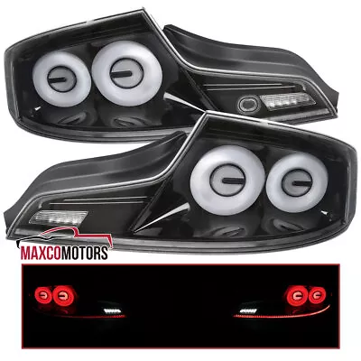 Jet Black Tail Lights Fits 2003-2007 Infiniti G35 Coupe LED Sequential Signal • $292.94