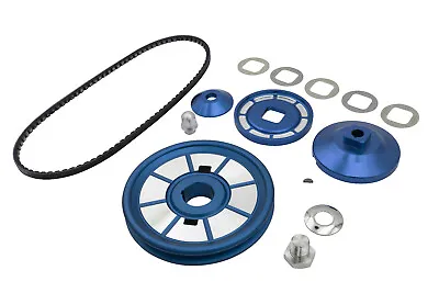 EMPI 18-1118-0 Blue Anodized Aluminum Pulley Kit Type-1 Engines W/ Timing Marks • $168.95