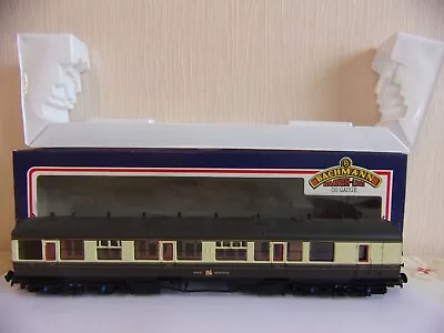 Bachmann Collett 60' 3rd Brake/ Chocolate/Cream Great W Carriage No:- 34-075 • £18