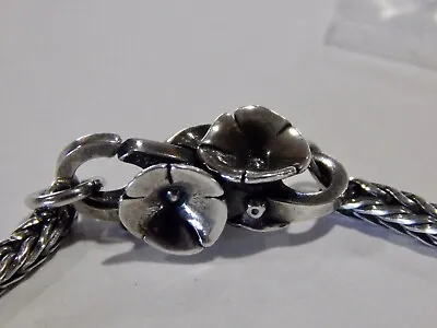 TROLLBEADS LE Stories Of You Silver Flower Lock Clasp ONLY 2013 (VERY RARE) NEW! • $65