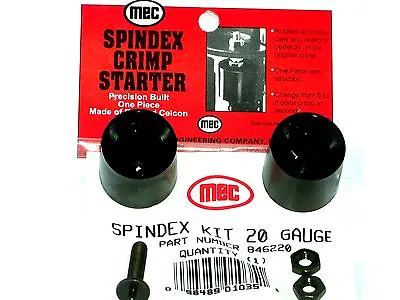 Mec Reloader Crimp Starter Spindex Kit (20 Ga 6 & 8 Point NIB) • $17.49