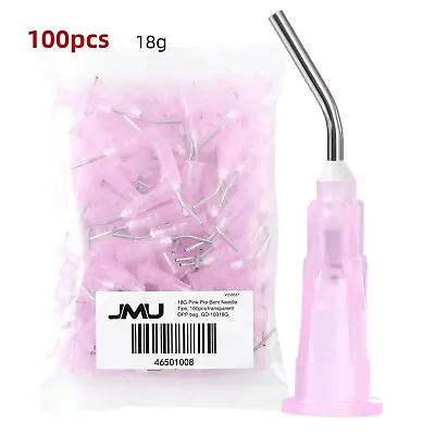 Dental Pre Bent Needle Tips Flow Sealant Pre-Bent Applicator Needle Tips 18g • $7.73