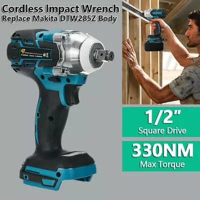 Torque Impact Wrench Brushless Cordless Replacement Fit Makita DTW285Z Battery • £21.99