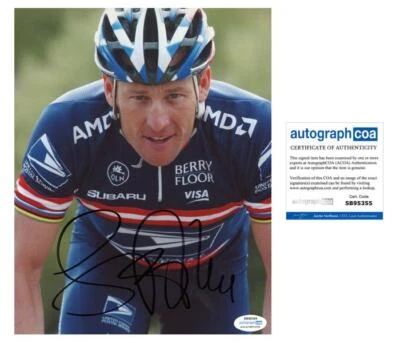 £147.47 • Buy Lance Armstrong AUTOGRAPH Signed Tour De France Cycling 8x10 Photo ACOA