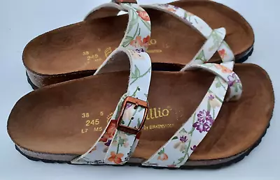 £39.99 • Buy Birkenstock Papillio Floral Tabora Strappy Sandals - Uk 5, Eur 38 Regular