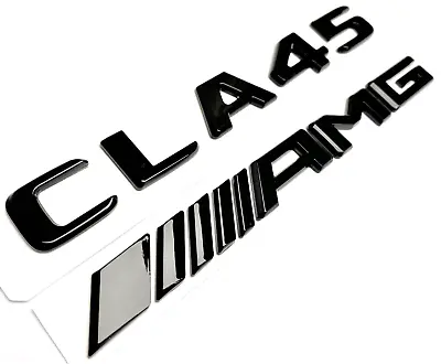 #2 Black Cla45+amg Mercedes Cla45 Rear Trunk Nameplate Emblem Badge Liftgate • $22.99