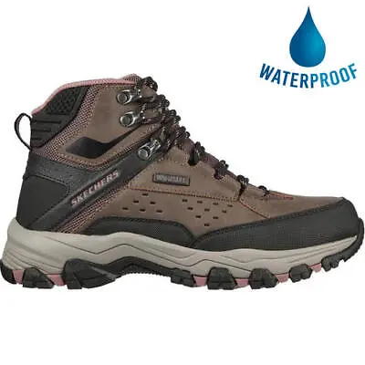 £59.99 • Buy Skechers Selmen Tex Womens Ladies Waterproof Walking Ankle Boots Brown Size 4-8