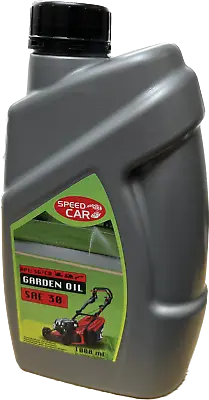 1l Premium Lawn Mower Engine Oil - Synthetic 4-Stroke SAE 30 - High Performance • £8.99