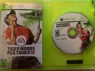 Tiger Woods PGA Tour 10 (Microsoft Xbox 360 2009) COMPLETE! • $5.89