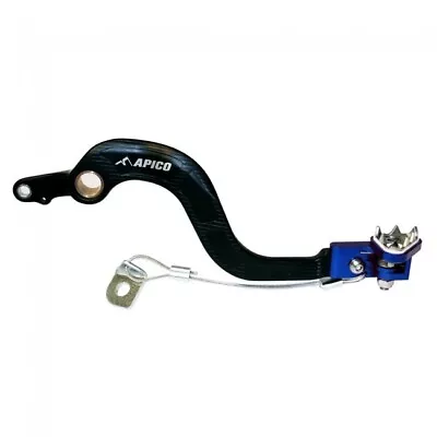 Apico Rear Brake Pedal Yamaha Yz250f 01-05 Wr250f 01-06 Yz125-250 00-24 Bk/blue • £65