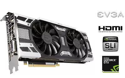 EVGA GeForce GTX 1080 SC GAMING CARD 08G-P4-6183-KR 8GB GDDR5X ACX 3.0 & LED • $250