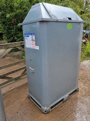 £363 • Buy £275+vat Bunded Fuel Diesel Oil 1000 Litre Storage Drum Tank Bowser Generator T4
