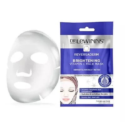 £6.59 • Buy Dr Lewinn's Reversaderm Brightening Vitamin C Brightening Face Mask 1Pc