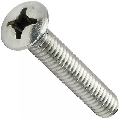 6-32 Phillips Oval Head Machine Screws Stainless Steel Countersunk All Sizes • $11.32